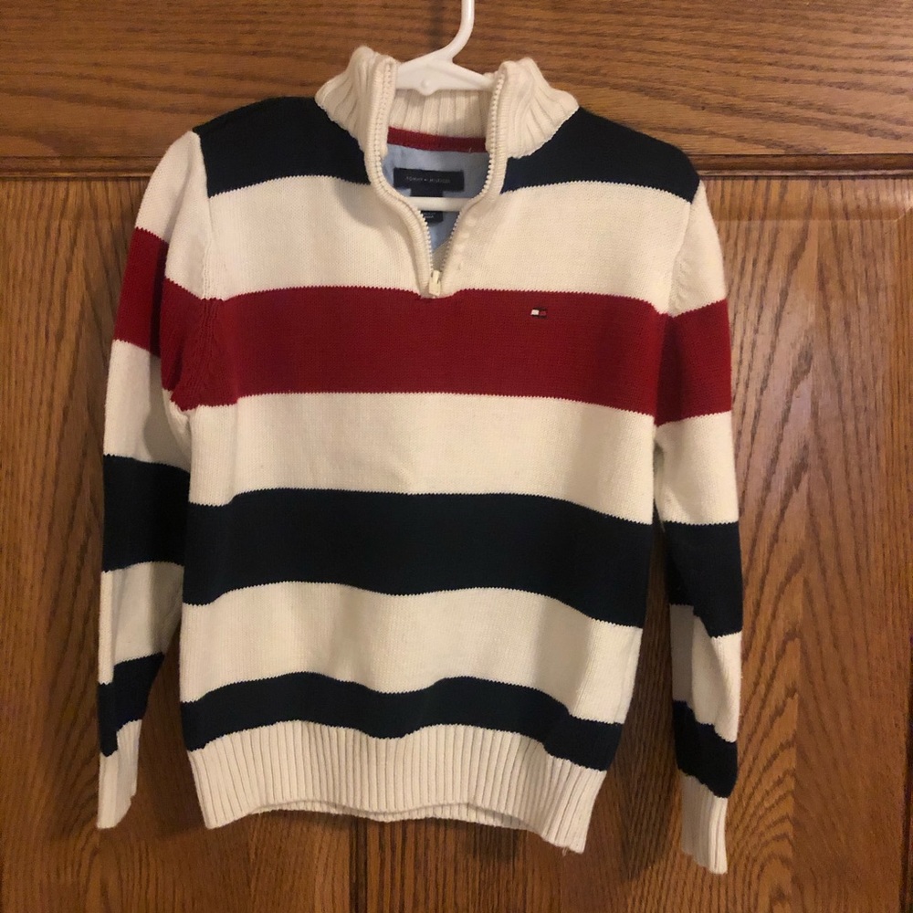 Boys Tommy Hilfiger Striped Sweater